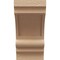 Ekena Millwork 4"W x 4"D x 8"H Wide Diane Rough Cedar Woodgrain TimberThane Corbel, Primed Tan CORUR04X04X08DIARCPR - alternate 4